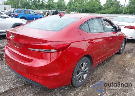 2018 Hyundai Elantra Sel z USA, uszkodzony, nr VIN 5NPD84LF3JH259443